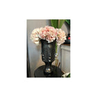 Adler Nocturne Handmade Tall Sculptural Vase Satin Metallic Black