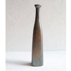 Bakırdan Koleksiyon Collection Luminara Petrol Green Bronze Copper Glimmer Dual Bottle Vase Set