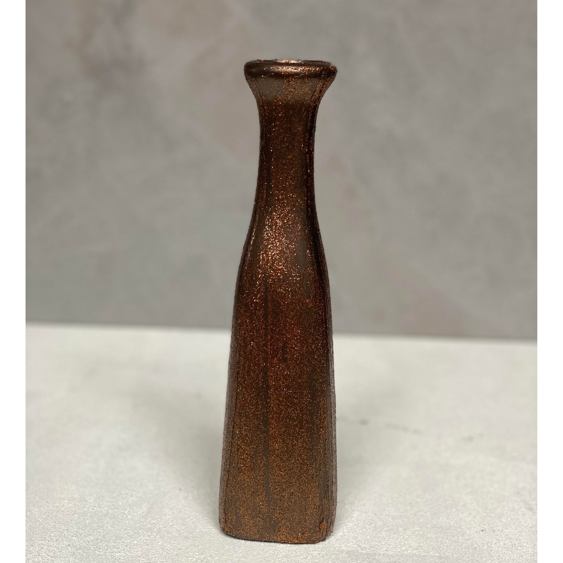 Bakırdan Koleksiyon Collection Mistralia Copper Mist Handmade Ceramic Tall Bottle Decorative Vase