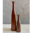 Ahenk Collection Serenara Copper Toned Handmade Ceramic Tall Bottle Vase