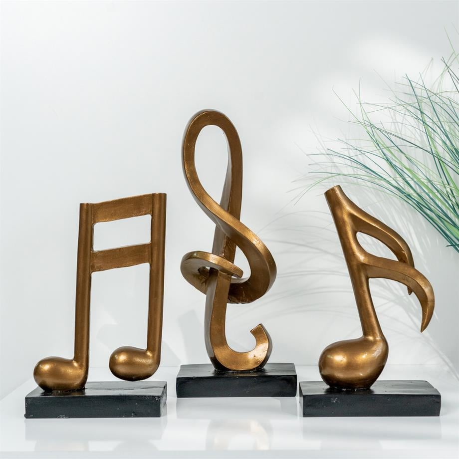 Armonia Golden Harmony Notes Triple Sculpture Set