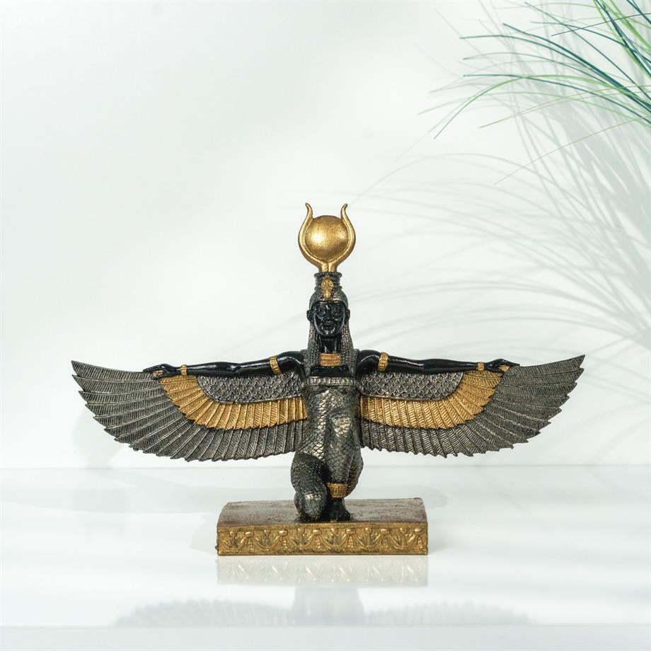 Aset Radiant Wings Isis Goddess Sculpture