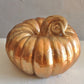 Aurelia Harvest Handmade Gold and Bronze Pumpkin Sculpture