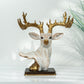 Aurelius Golden Antler Deer Bust Sculpture