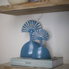 Azura Twin Fan Goddess Sculpture Set