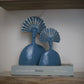 Azura Twin Fan Goddess Sculpture Set