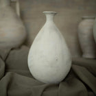 Boho Collection Desert Whisper Handmade Small Decorative Vase Off White Sand Stone Ceramic