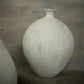 Boho Collection Desert Relic Handmade Large Decorative Vase Off White Sand Stone Clay Ceramic