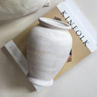 Bohemya Bloom Handmade Clay Whisper Ceramic Vase in Chalky Beige