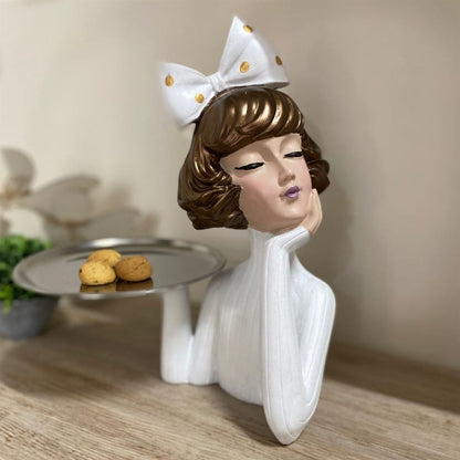 Colette Polka Bow Hostess Tray