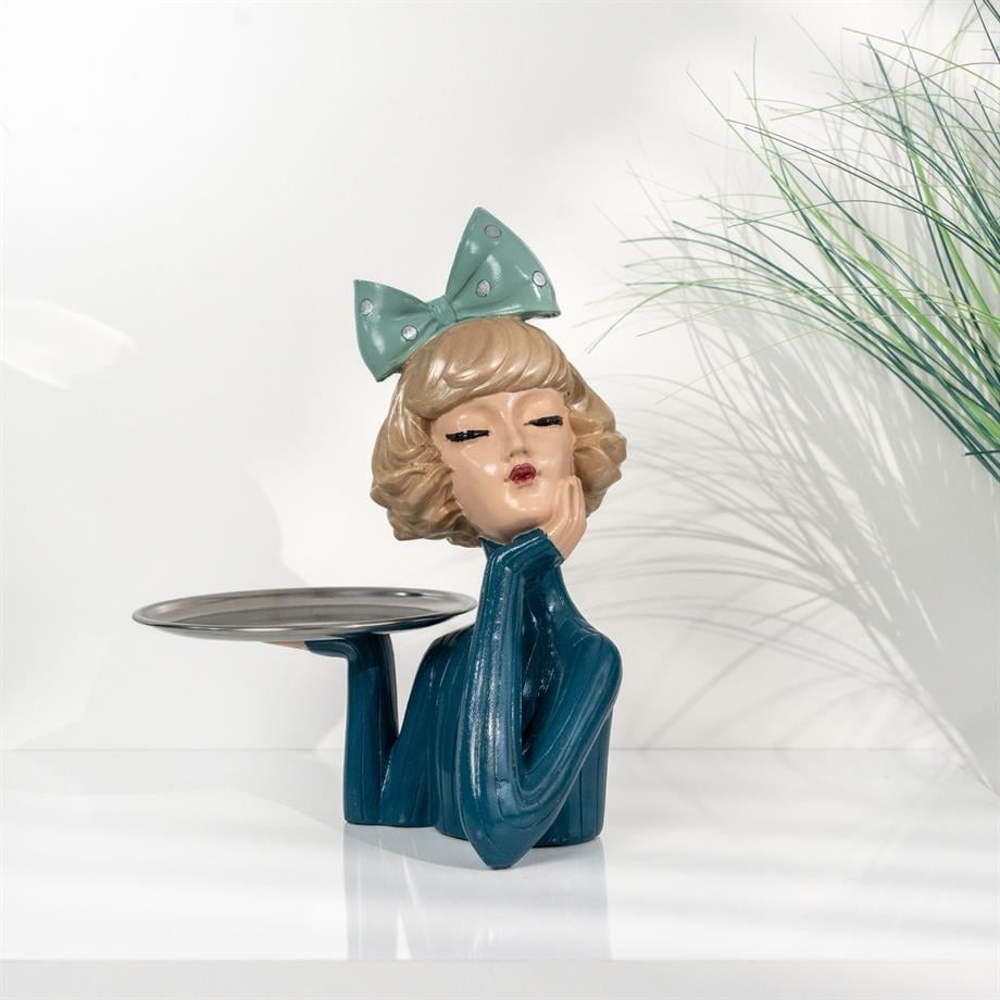 Colette Polka Bow Hostess Tray