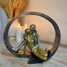 Eterna Embrace Love Circle Sculpture