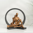 Eternal Embrace Love Circle Sculpture