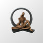 Eternal Embrace Love Circle Sculpture