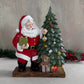 Evergreen Cheer Santa Tree Sculpture