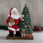 Evergreen Cheer Santa Tree Sculpture