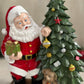 Evergreen Cheer Santa Tree Sculpture