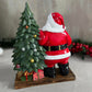 Evergreen Cheer Santa Tree Sculpture