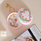 Flora Secret Hand Painted Trinket Box Trio