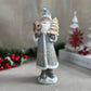 Frostwhisper Woodland Santa and Squirrel Holiday Sculpture