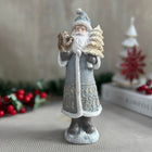Frostwhisper Woodland Santa and Squirrel Holiday Sculpture