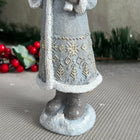 Frostwhisper Woodland Santa and Squirrel Holiday Sculpture