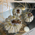 Hasat Aura Handmade Pumpkin Sculpture Sets Grey and Orange