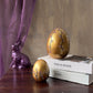 Hanami Blossom Ceramic Spring Egg Duo Sculpture Set