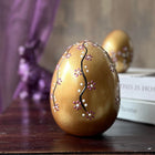 Hanami Blossom Ceramic Spring Egg Duo Sculpture Set
