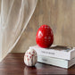 Hanami Blossom Ceramic Spring Egg Duo Sculpture Set