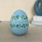 Hanami Blossom Ceramic Spring Egg Duo Sculpture Set