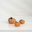 Hasat Aura Handmade Pumpkin Sculpture Sets Grey and Orange