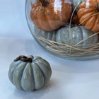 Hasat Aura Handmade Pumpkin Sculpture Sets Grey and Orange