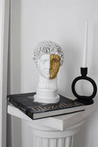 Hermes Aureate Mythic Bust Sculpture