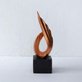 Ignisia Copper Flame Poise Sculptural Art Object