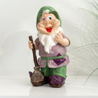Joyful Broomkeeper Handmade Premium Garden Gnome Sculpture