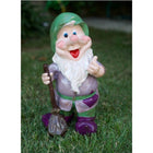Joyful Broomkeeper Handmade Premium Garden Gnome Sculpture