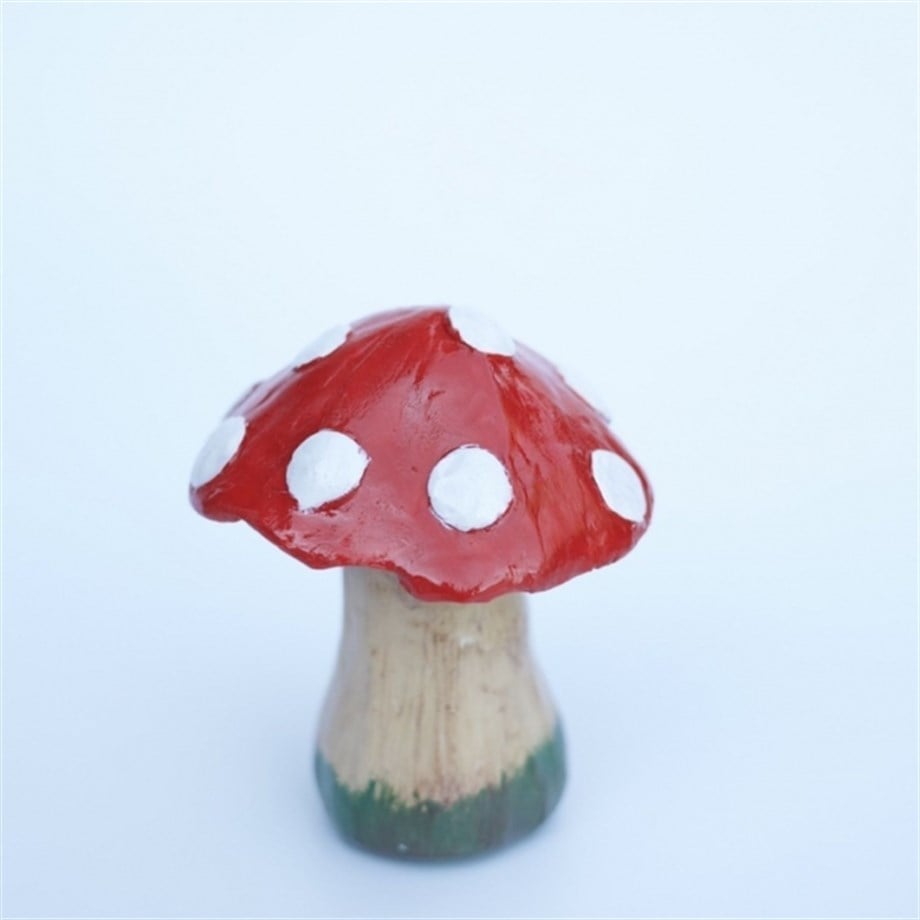 Crimsoncap Joy Handmade Premium Red Cap Mushroom Garden Collection