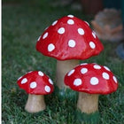 Crimsoncap Joy Handmade Premium Red Cap Mushroom Garden Collection