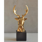 Kubos Auric Stag Bust Sculpture