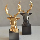 Kubos Auric Stag Bust Sculpture