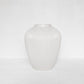 Moderna Bianco Handmade Fluted Petite Vase Pure White Ceramic