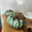 Nile Gleam Duo Glitter Pumpkin Sculpture Set