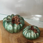 Nile Gleam Duo Glitter Pumpkin Sculpture Set
