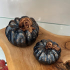 Nile Gleam Duo Glitter Pumpkin Sculpture Set