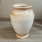 Nordic Collection Elaria Cream and Terracotta Handmade Ceramic Elegant Vase