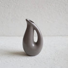 Nordic Collection Mini Sculptural Vase Duo Cream and Soft Grey Handmade Ceramic
