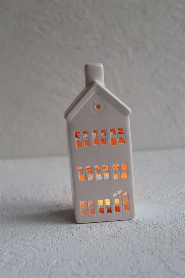 Nordic Glowhouse Handmade Premium Ceramic Tealight Lantern Collection