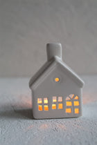 Nordic Glowhouse Handmade Premium Ceramic Tealight Lantern Collection