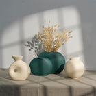 Minimal Series Ceramic Vase Set for Console and Coffee Table Decor